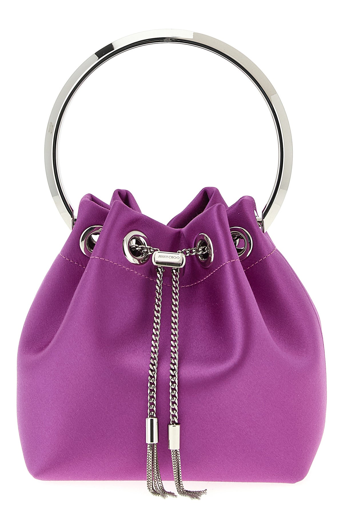 JIMMY CHOO 'Bon Bon' handbag For Women 80% fabric, 20% brass