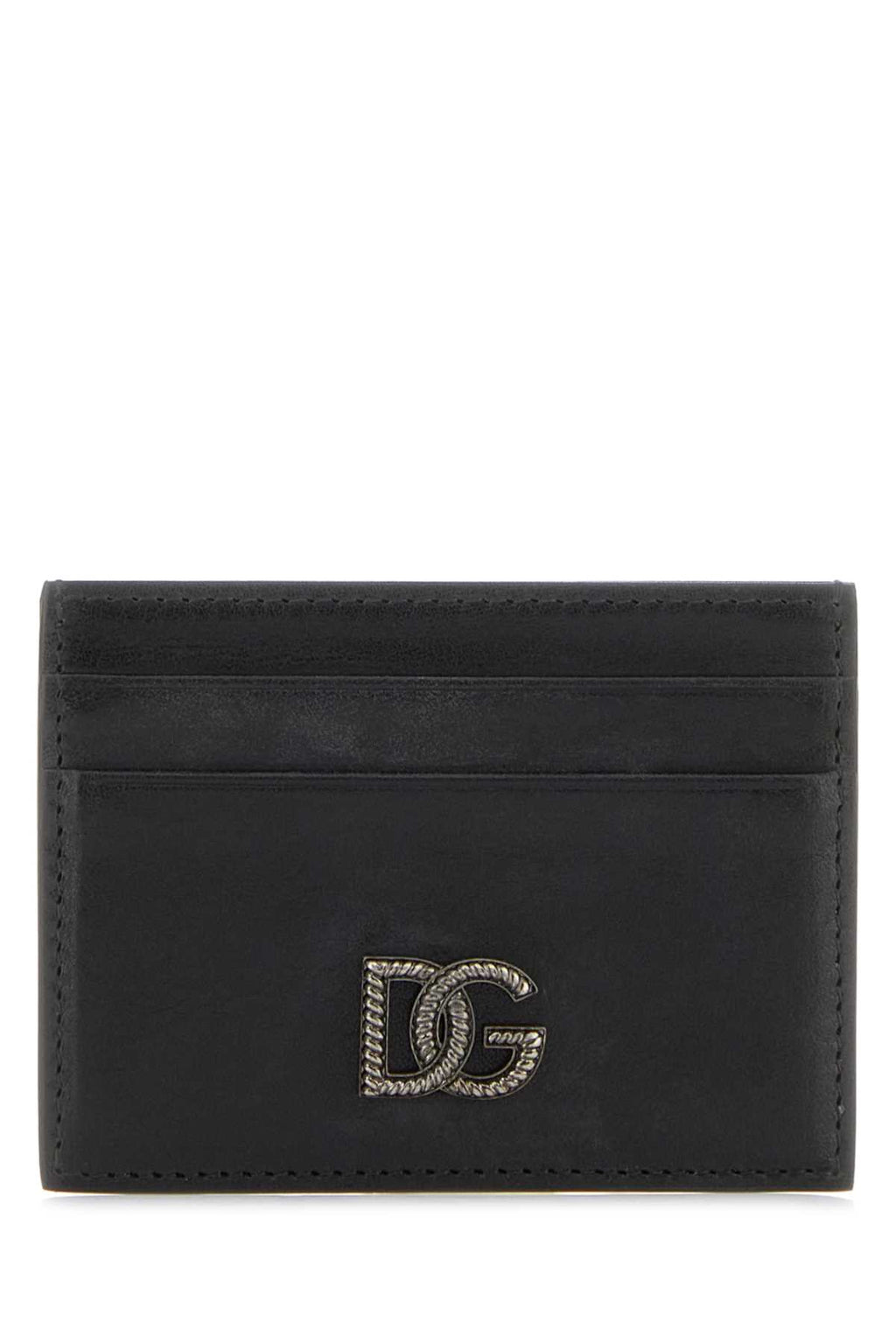 DOLCE & GABBANA SLG For Men Exterior: 100% Calf Finishing: Ruthenium