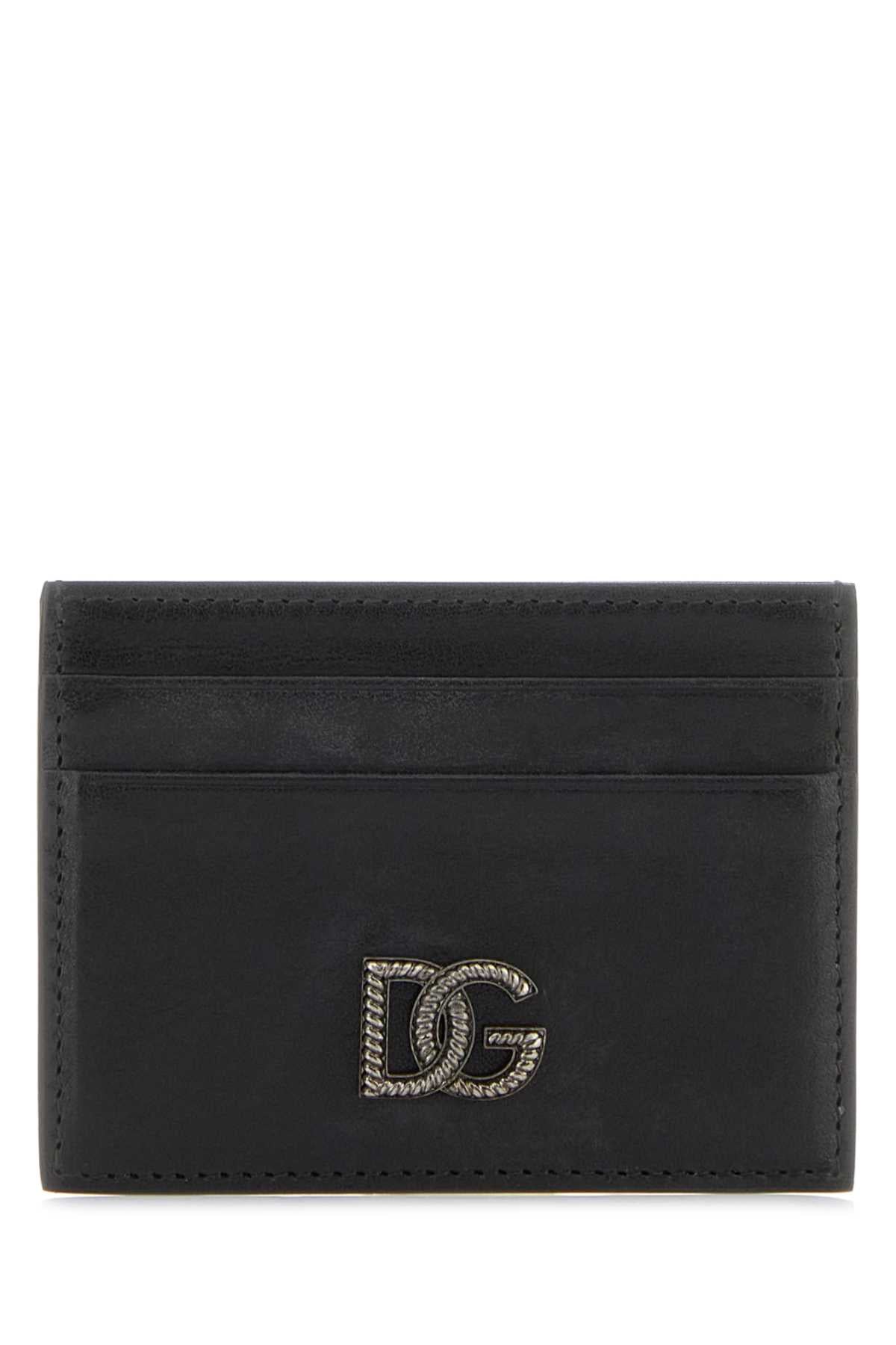 DOLCE & GABBANA SLG For Men Exterior: 100% Calf Finishing: Ruthenium