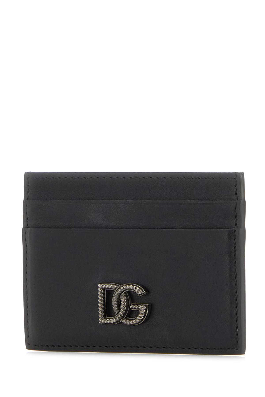 DOLCE & GABBANA SLG For Men Exterior: 100% Calf Finishing: Ruthenium