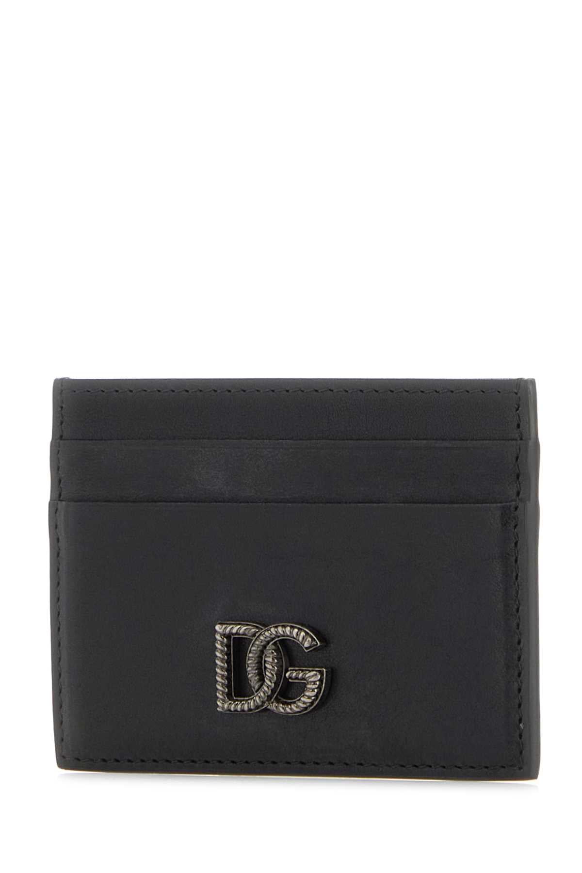 DOLCE & GABBANA SLG For Men Exterior: 100% Calf Finishing: Ruthenium