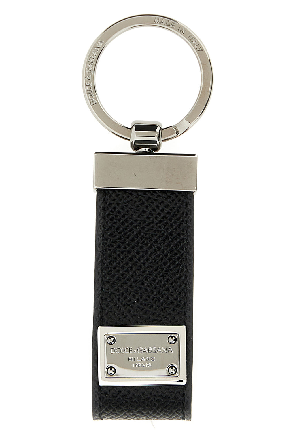 DOLCE & GABBANA Logo plaque keyring For Men null