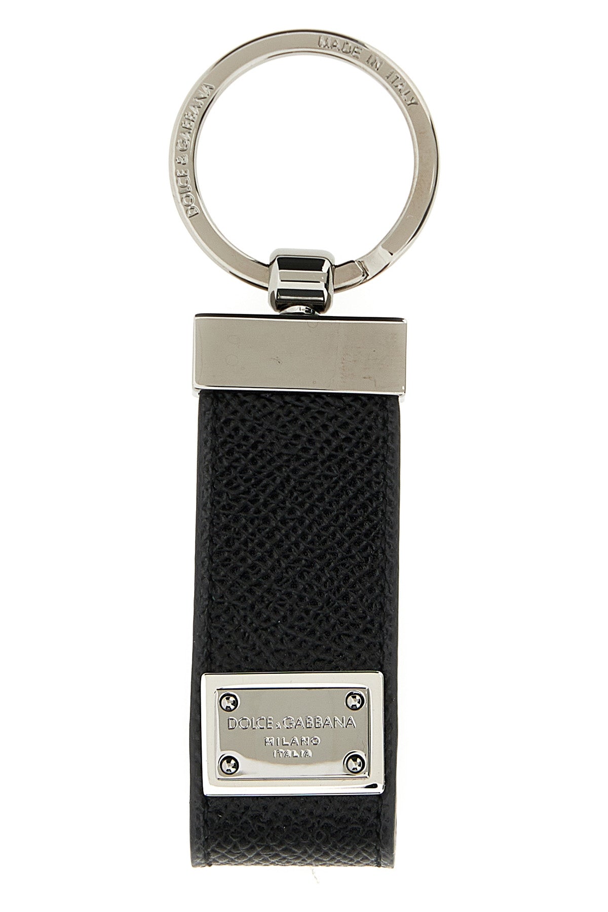DOLCE & GABBANA Logo plaque keyring For Men null