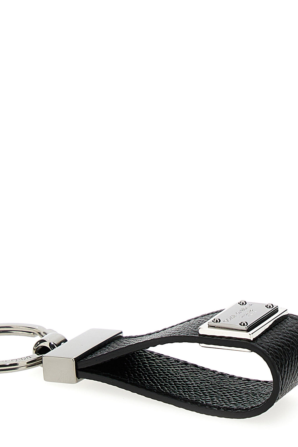 DOLCE & GABBANA Logo plaque keyring For Men null