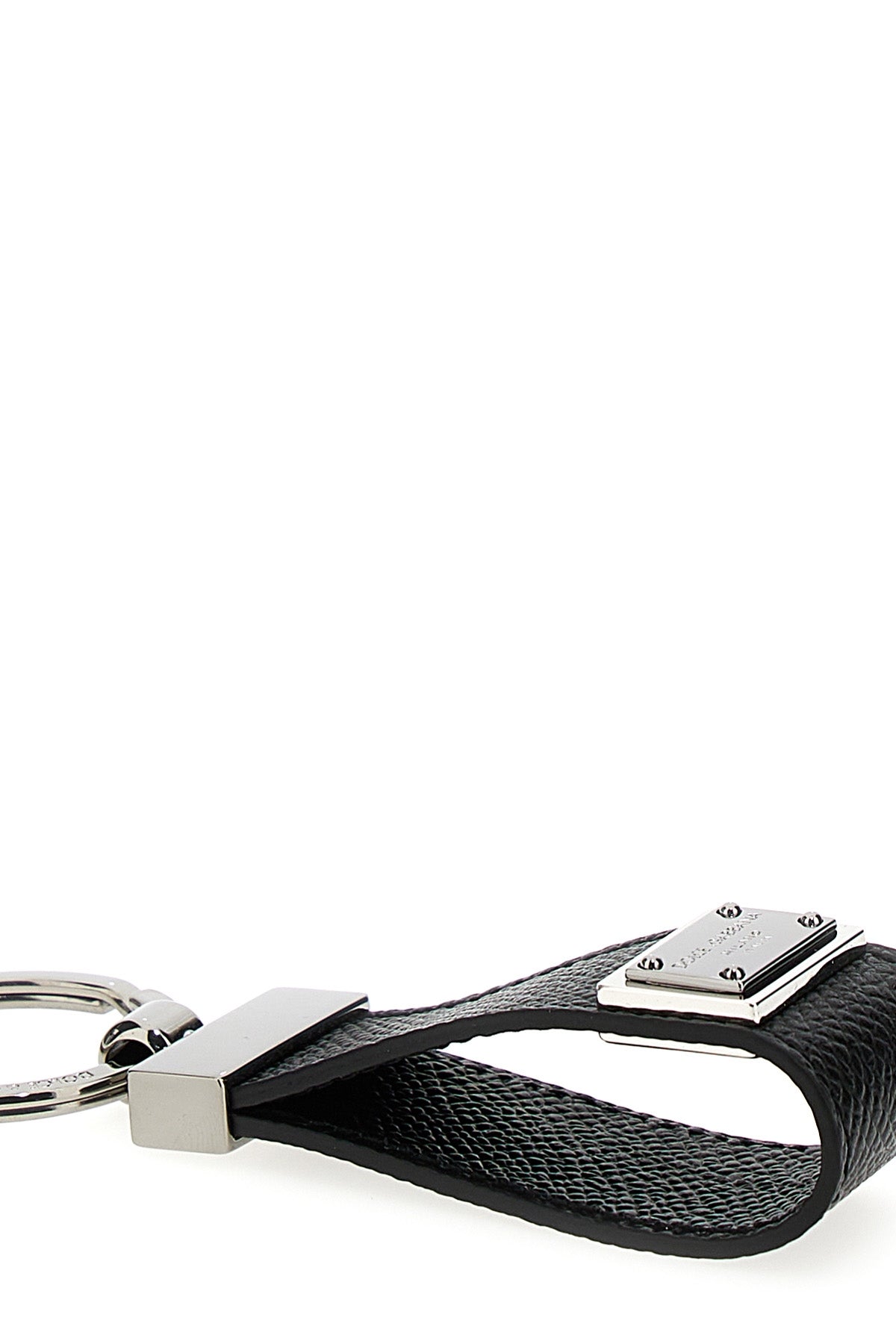 DOLCE & GABBANA Logo plaque keyring For Men null