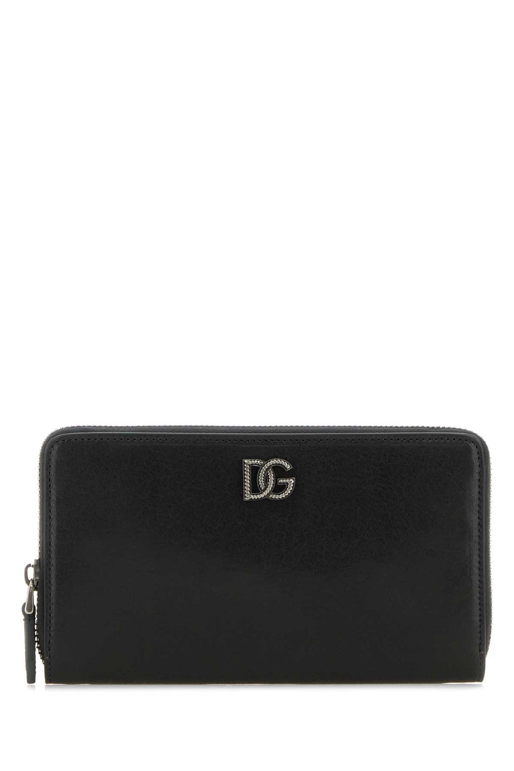 DOLCE & GABBANA SLG For Men Exterior: 100% Calf Finishing: Ruthenium