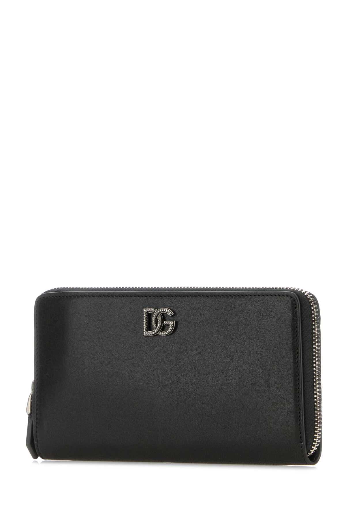 DOLCE & GABBANA SLG For Men Exterior: 100% Calf Finishing: Ruthenium