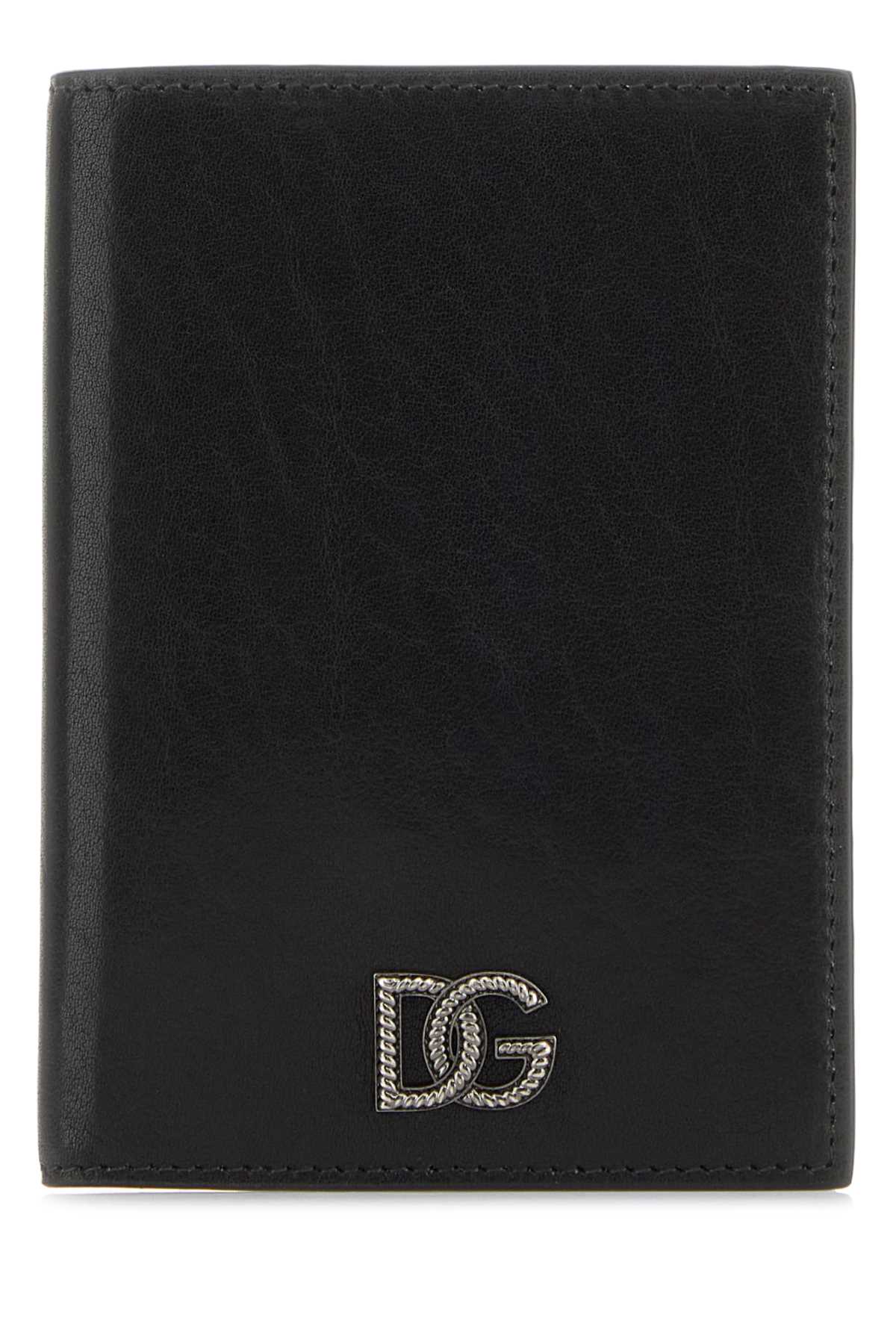 DOLCE & GABBANA SLG For Men Exterior: 100% Calf Finishing: Ruthenium