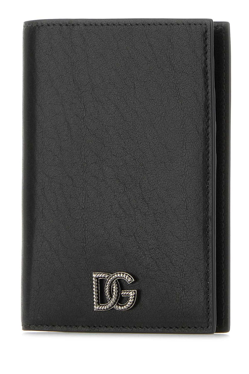 DOLCE & GABBANA SLG For Men Exterior: 100% Calf Finishing: Ruthenium