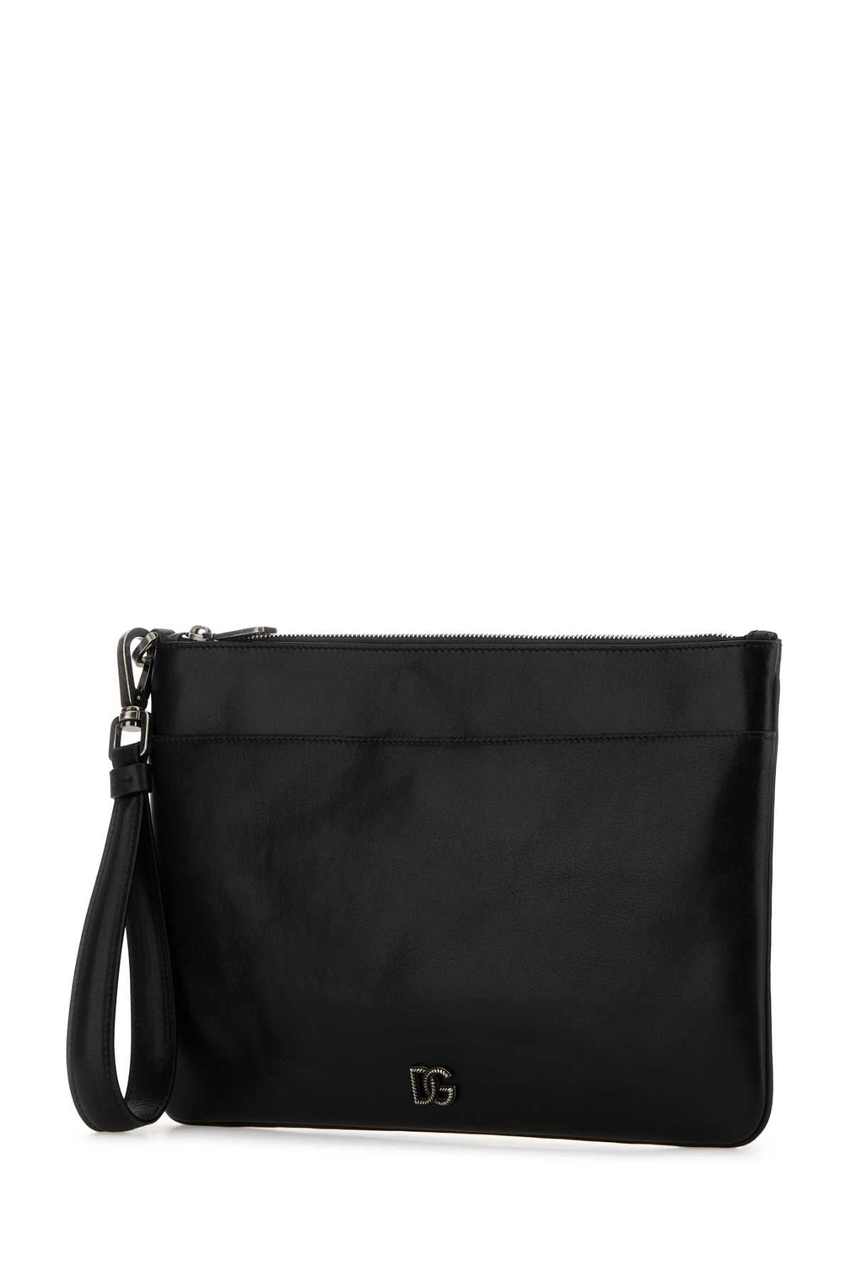 DOLCE & GABBANA SLG For Men Exterior: 100% Calf Lining: 100% Cotton Finishing: Gunmetal