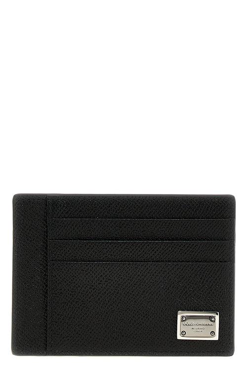 DOLCE & GABBANA 'Dauphine' card holder For Men 100% calfskin leather (Bos Taurus)