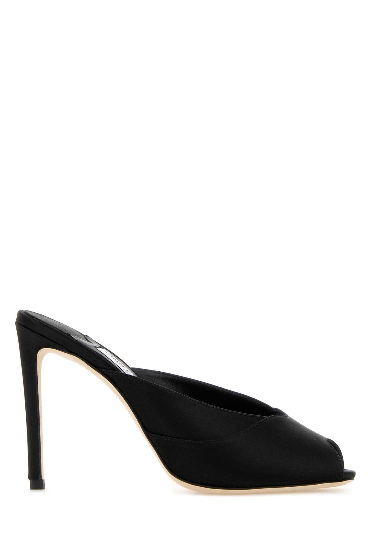 JIMMY CHOO BRIGITTE MULE 100 For Women Exterior: 100% Fabric Interior: 100% Leather Sole: Leather