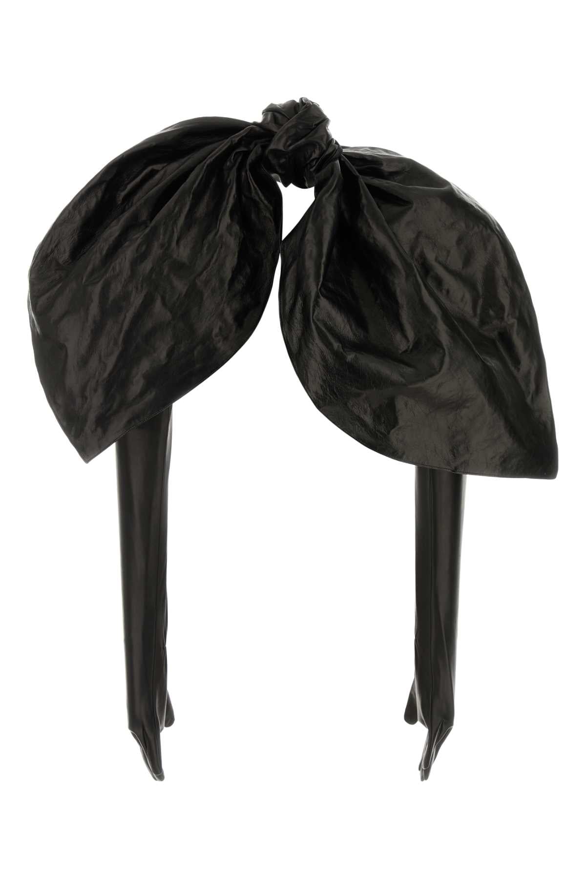GIVENCHY LEATHER BOW WITH GLOOVES For Women Exterior: 100% Ovine leather Lining: 100% Silk