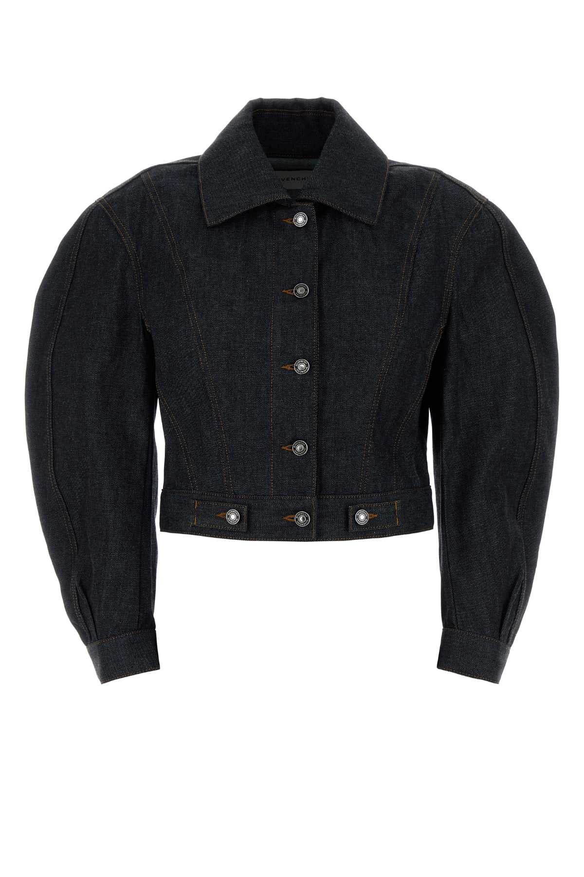 GIVENCHY REVERSED DENIM JACKET For Women Exterior: 100% Cotton
