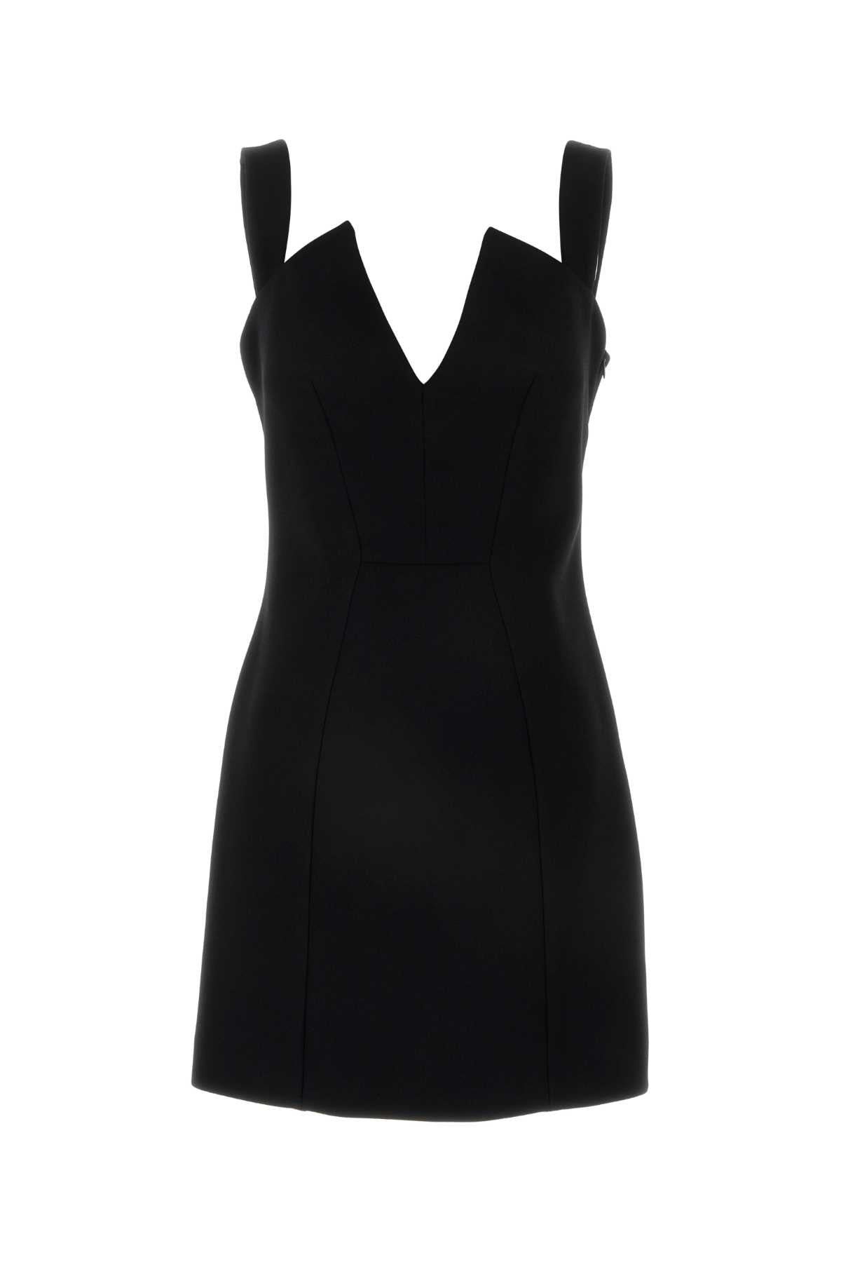 GIVENCHY V-COLLAR MINI DRESS For Women Exterior: 60% Acetate 40% Polyester Lining: 73% Acetate 27% Silk