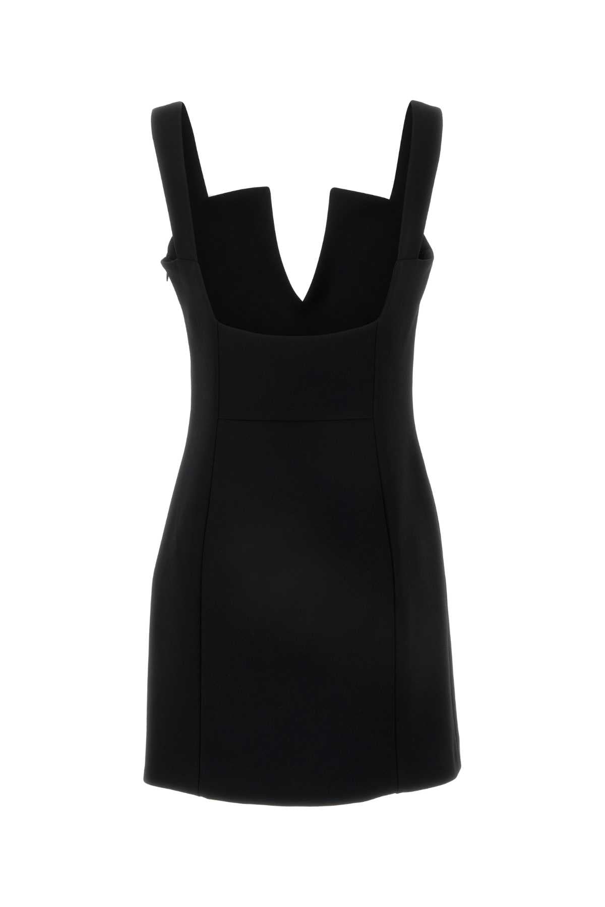 GIVENCHY V-COLLAR MINI DRESS For Women Exterior: 60% Acetate 40% Polyester Lining: 73% Acetate 27% Silk