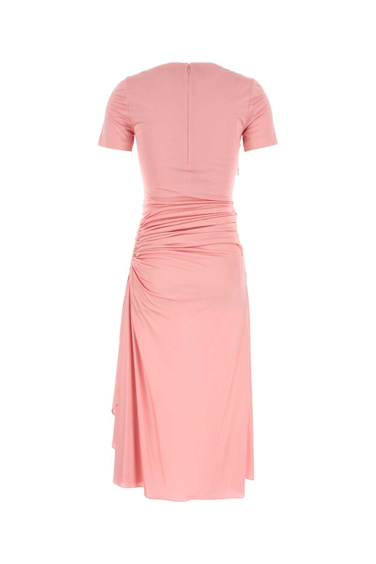GIVENCHY SMOCK WAIST DRAPED JERSEY DRESS For Women Exterior: 100% Viscose