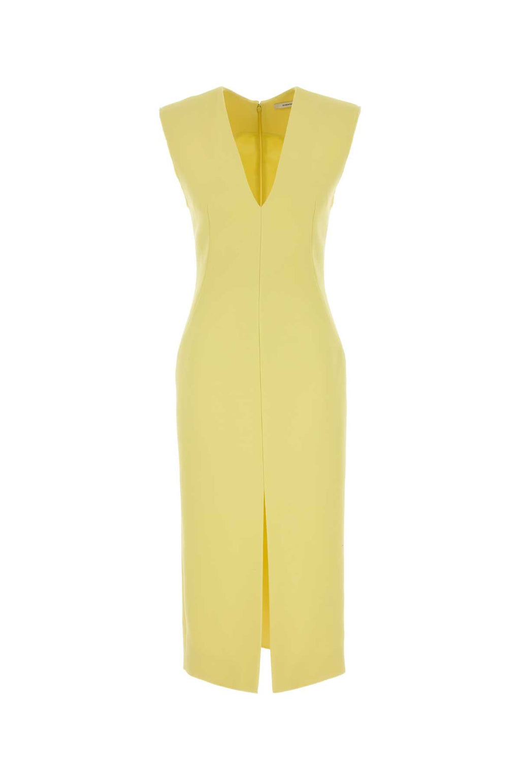 GIVENCHY MIDI STRUCTURED DRESS RAW EDGE For Women Exterior: 90% Wool 7% Nylon 3% Elastane Lining: 100% Viscose