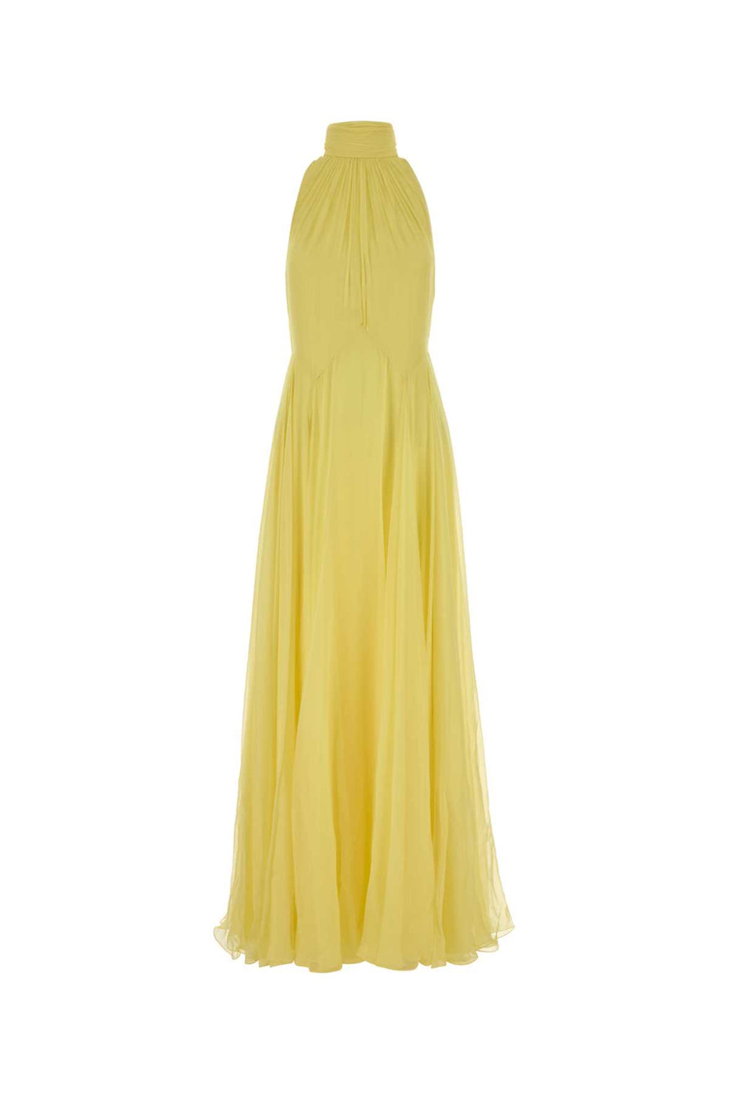 GIVENCHY LONG BACK BOW DRESS For Women Exterior: 100% Silk Lining: 74% Acetate 26% Silk