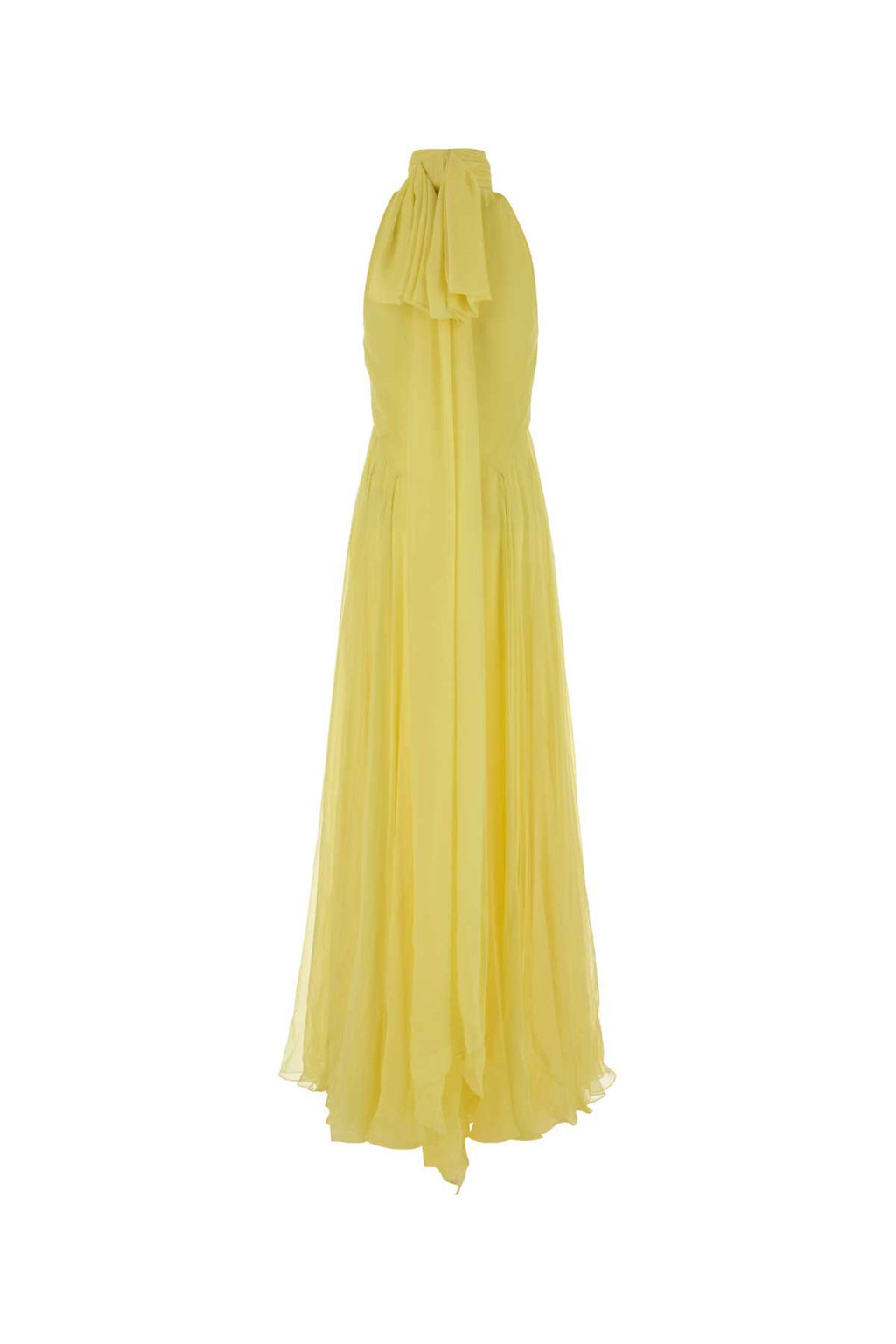 GIVENCHY LONG BACK BOW DRESS For Women Exterior: 100% Silk Lining: 74% Acetate 26% Silk