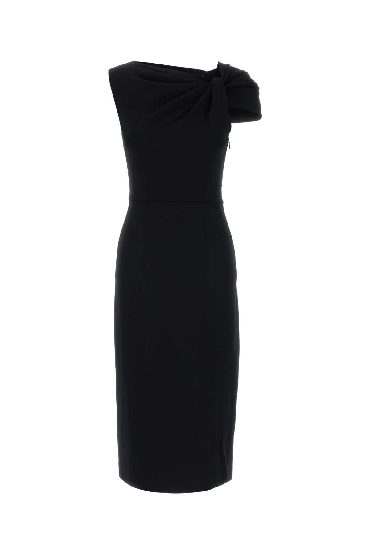 GIVENCHY MIDI DRAPED DRESS For Women Exterior: 65% Viscose 32% Acetate 2% Elastane