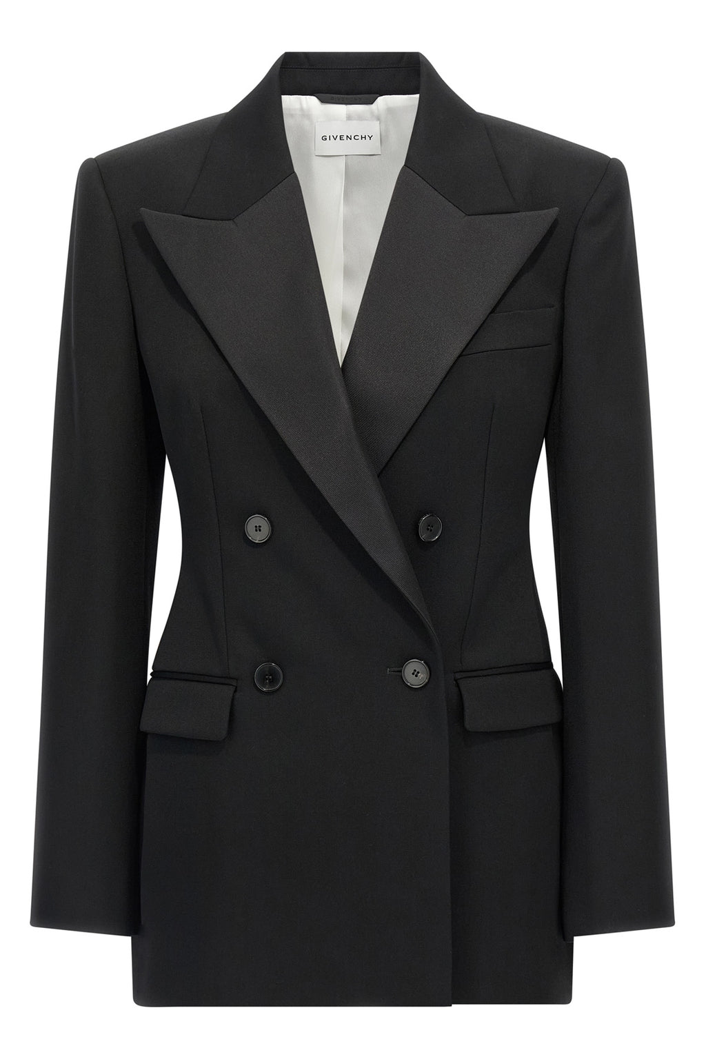 givenchy Satin lapel blazer