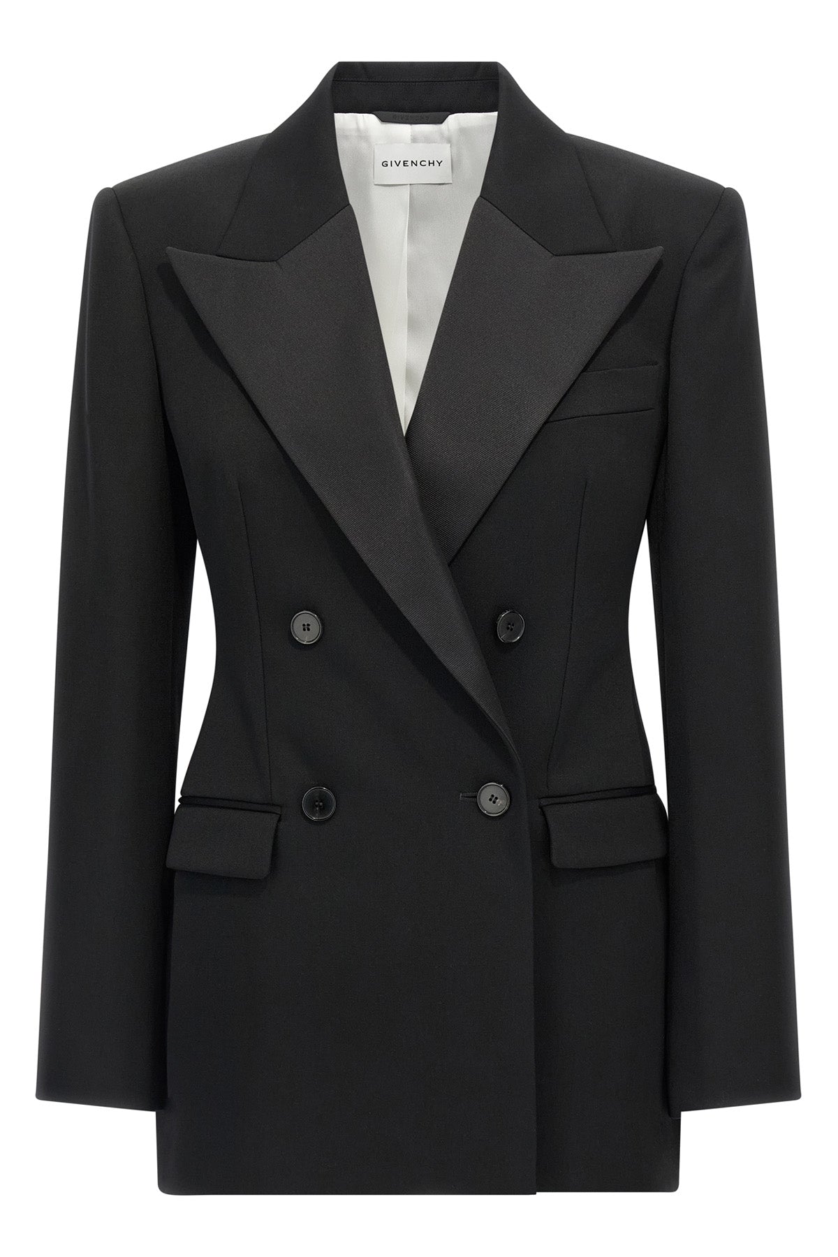 givenchy Satin lapel blazer