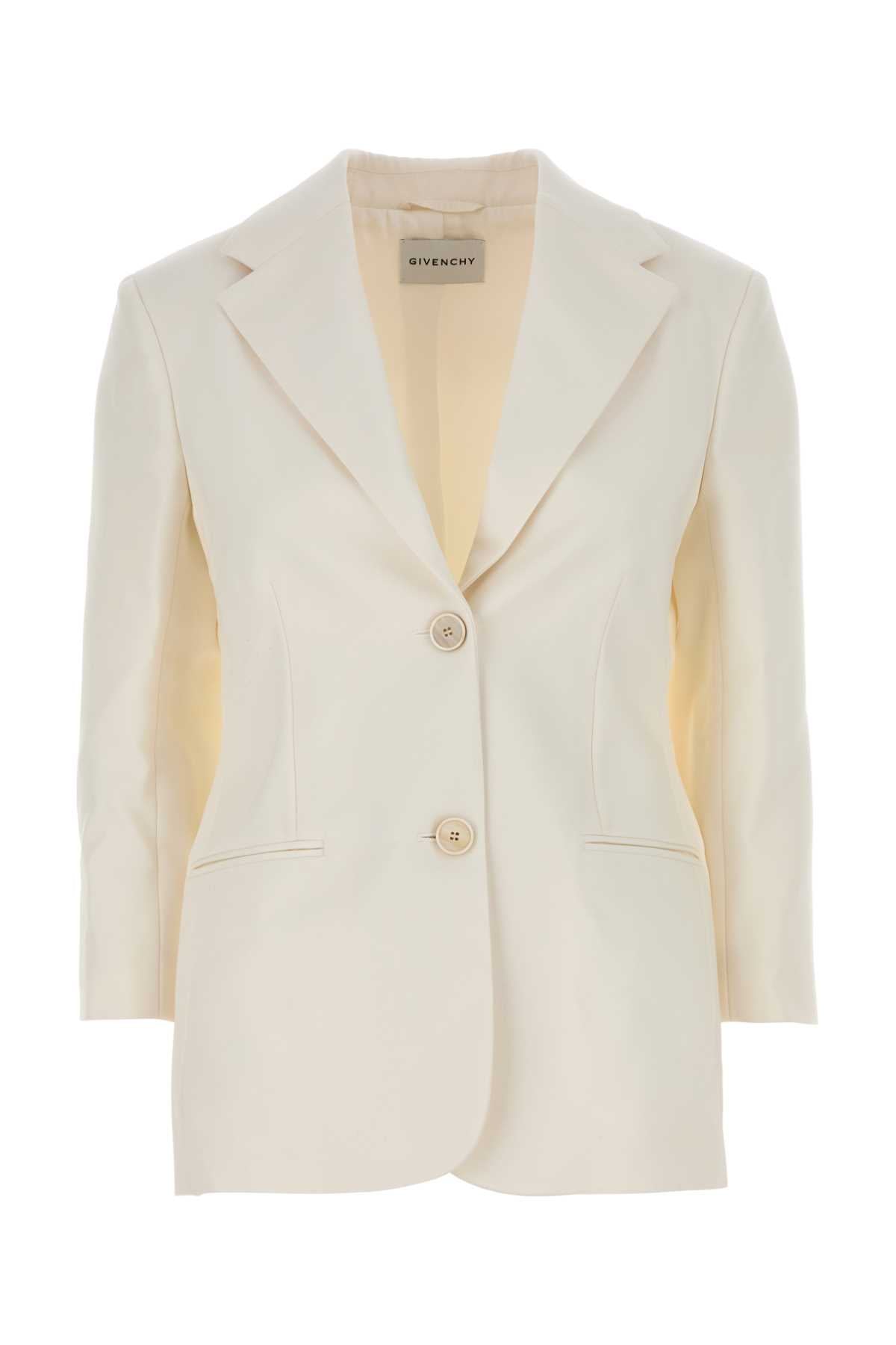 GIVENCHY SINGLE BREASTED JACKET 2 BUTTONS For Women Exterior: 100% Wool Lining: 100% Viscose