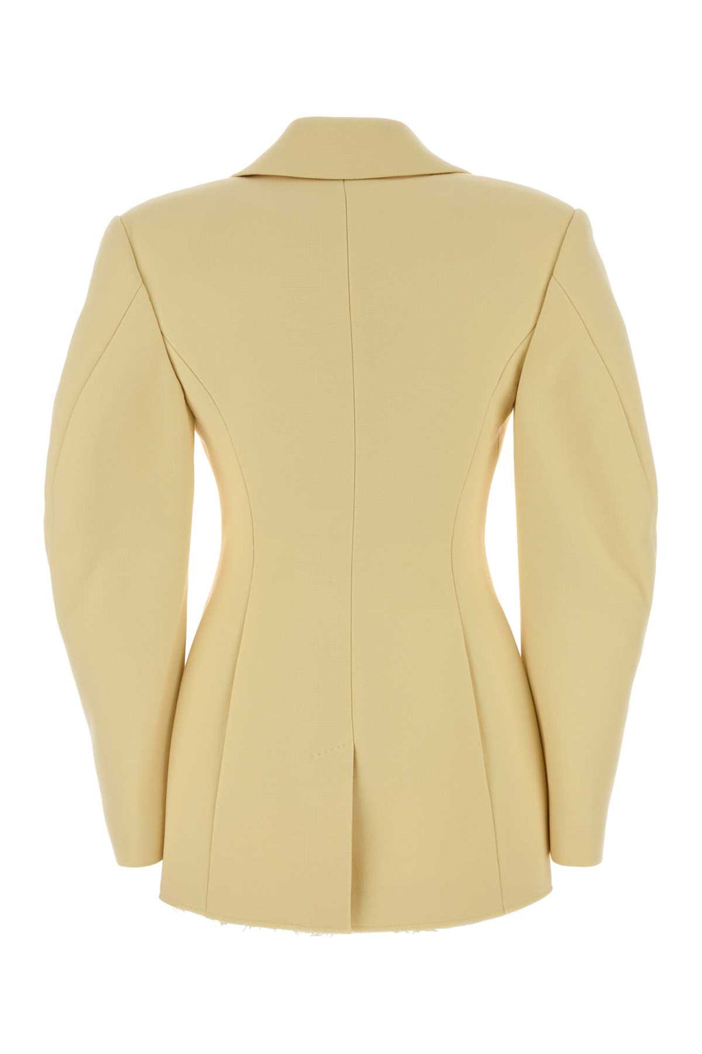 GIVENCHY SB COCOON JACKET RAW EDGE For Women Exterior: 90% Wool 7% Nylon 3% Elastane Lining: 100% Polyester
