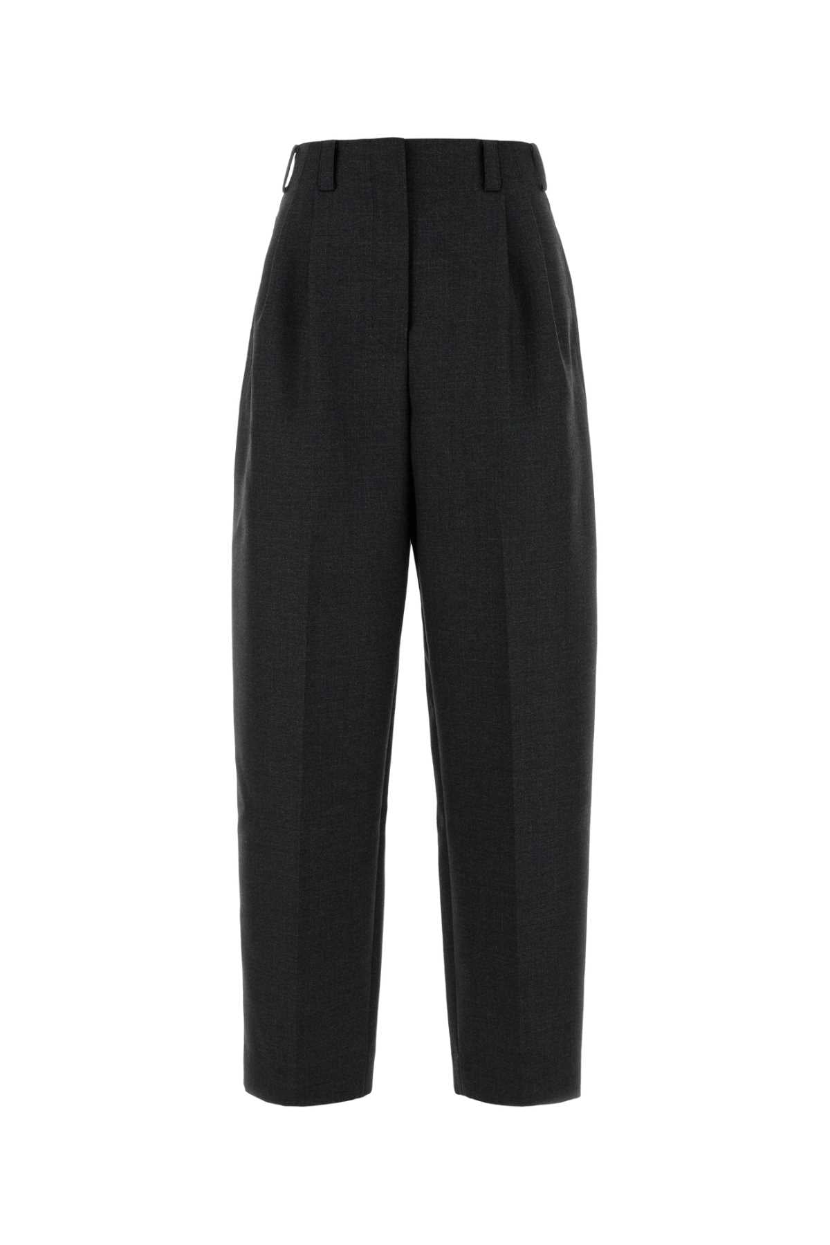GIVENCHY DOUBLE PLEATED LOW WAIST PANTS For Women Exterior: 100% Wool