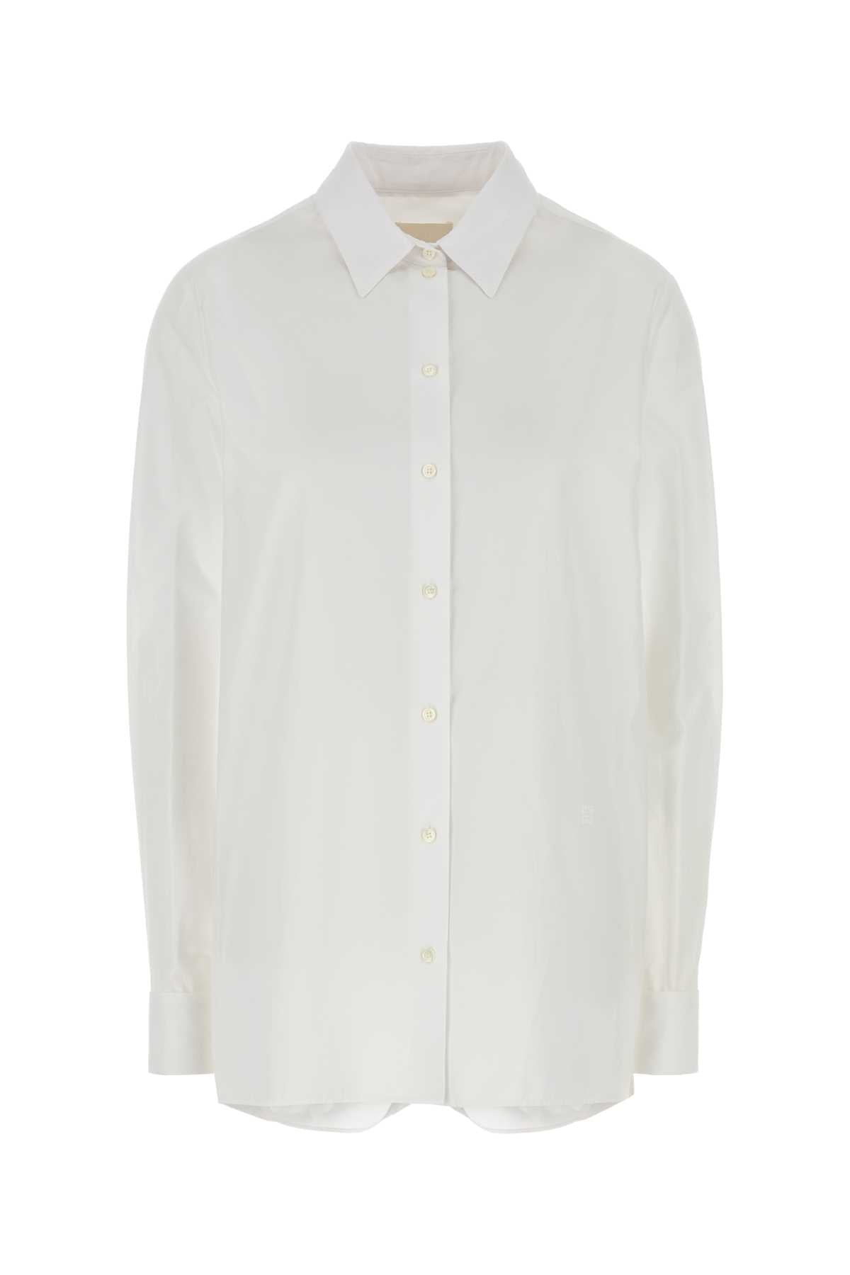 GIVENCHY SHIRT SPLIT BACK OVERSIZED For Women Exterior: 100% Cotton