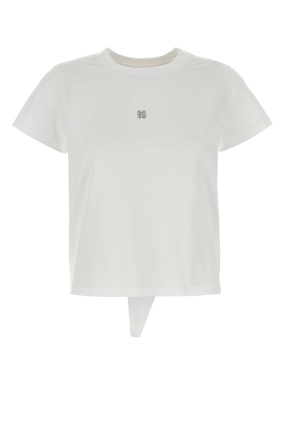 GIVENCHY BACK BOW T-SHIRT For Women Exterior: 100% Cotton