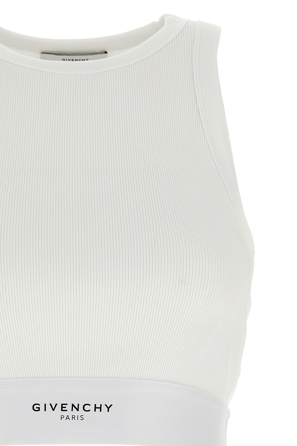 GIVENCHY Crop tank top For Women 98% cotton, 2% elastane