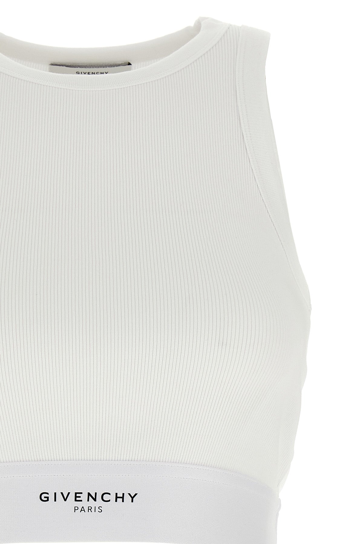 GIVENCHY Crop tank top For Women 98% cotton, 2% elastane