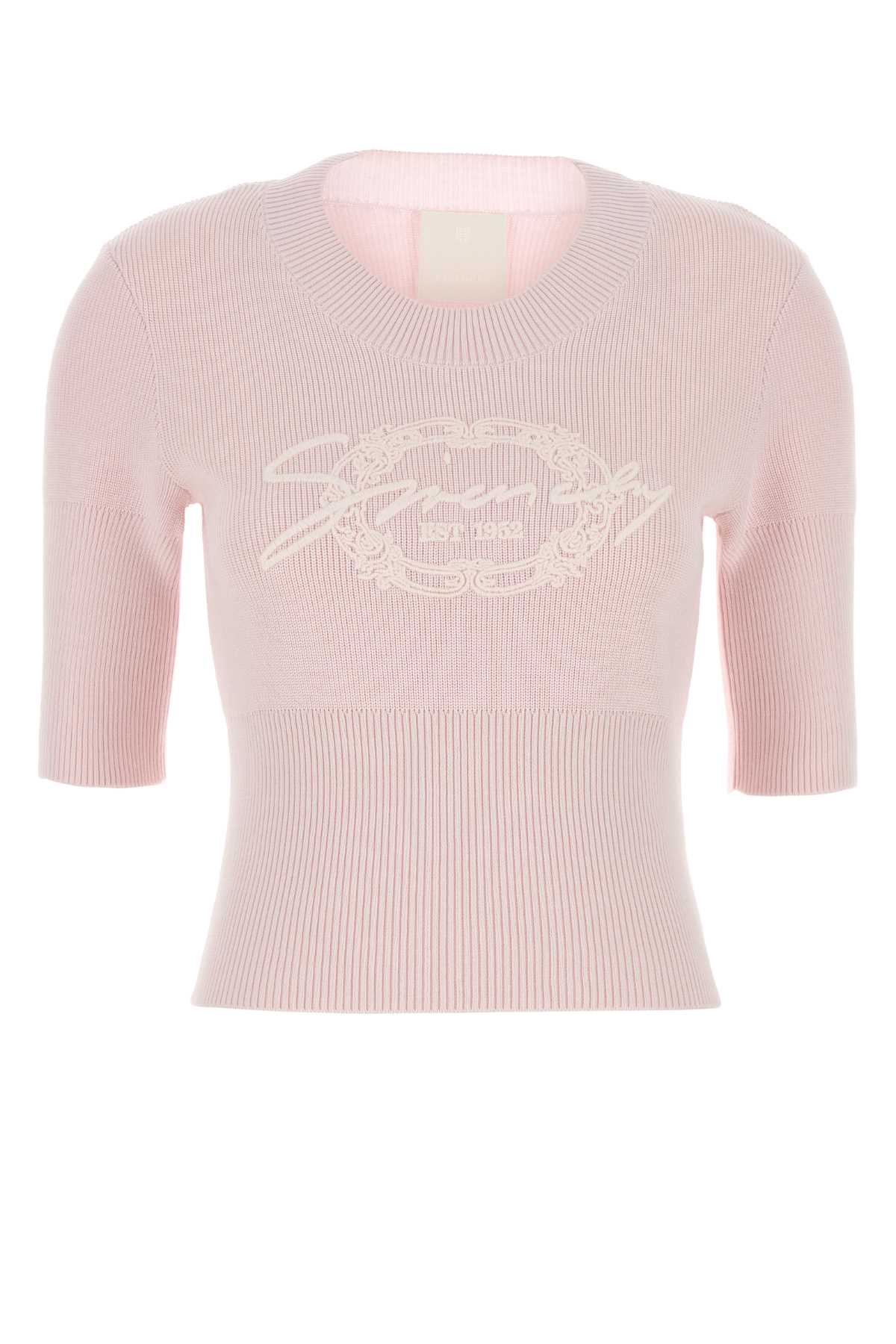 GIVENCHY 3/4 SLEEVES RIBBED BOTTOM SWEATER For Women Exterior: 56% Cotton 44% Wool