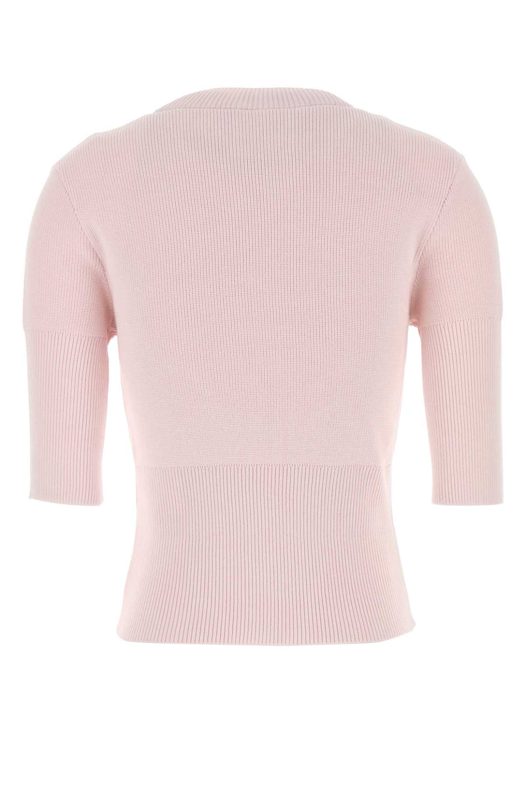 GIVENCHY 3/4 SLEEVES RIBBED BOTTOM SWEATER For Women Exterior: 56% Cotton 44% Wool