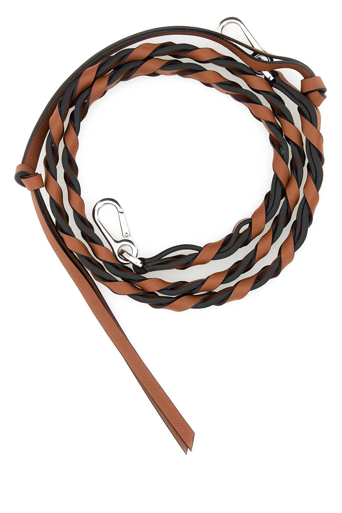 LOEWE BRAIDED THIN STRAP For Women Exterior: 100% Calf Finishing: Silver metal