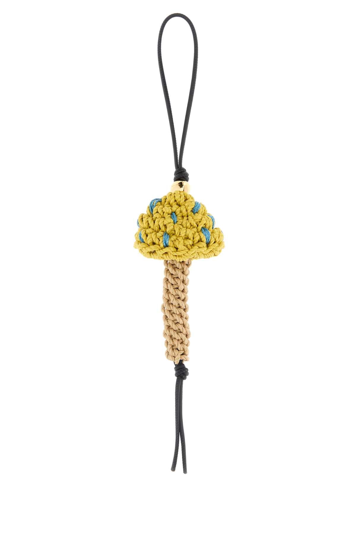 LOEWE MUSHROOM CHARM For Women Exterior: 100% Cord 100% Calf