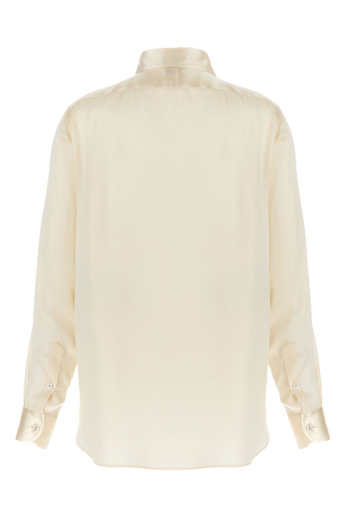 TOM FORD Pleated plastron shirt For Women 100% silk