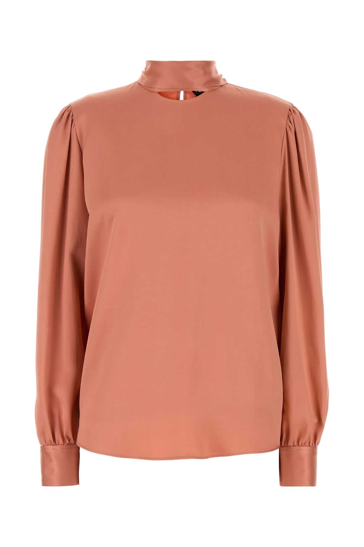 TOM FORD FLUID DOUBLE SILK SATIN LONG SLEEV For Women Exterior: 100% Silk