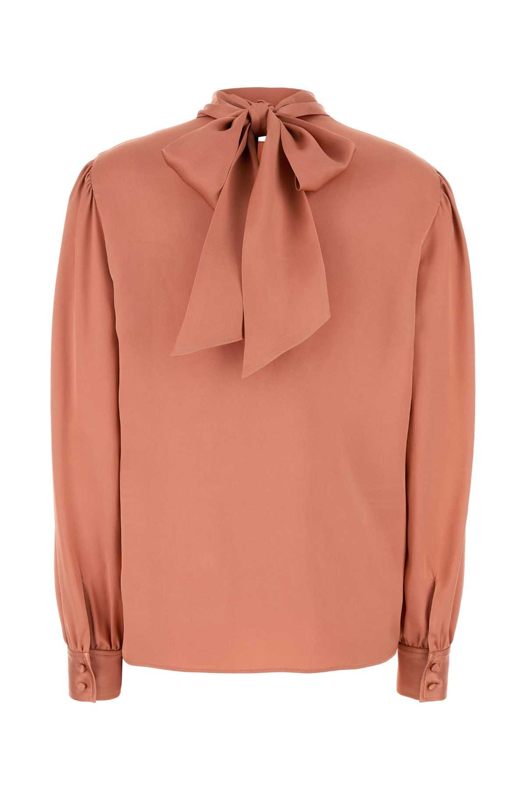 TOM FORD FLUID DOUBLE SILK SATIN LONG SLEEV For Women Exterior: 100% Silk