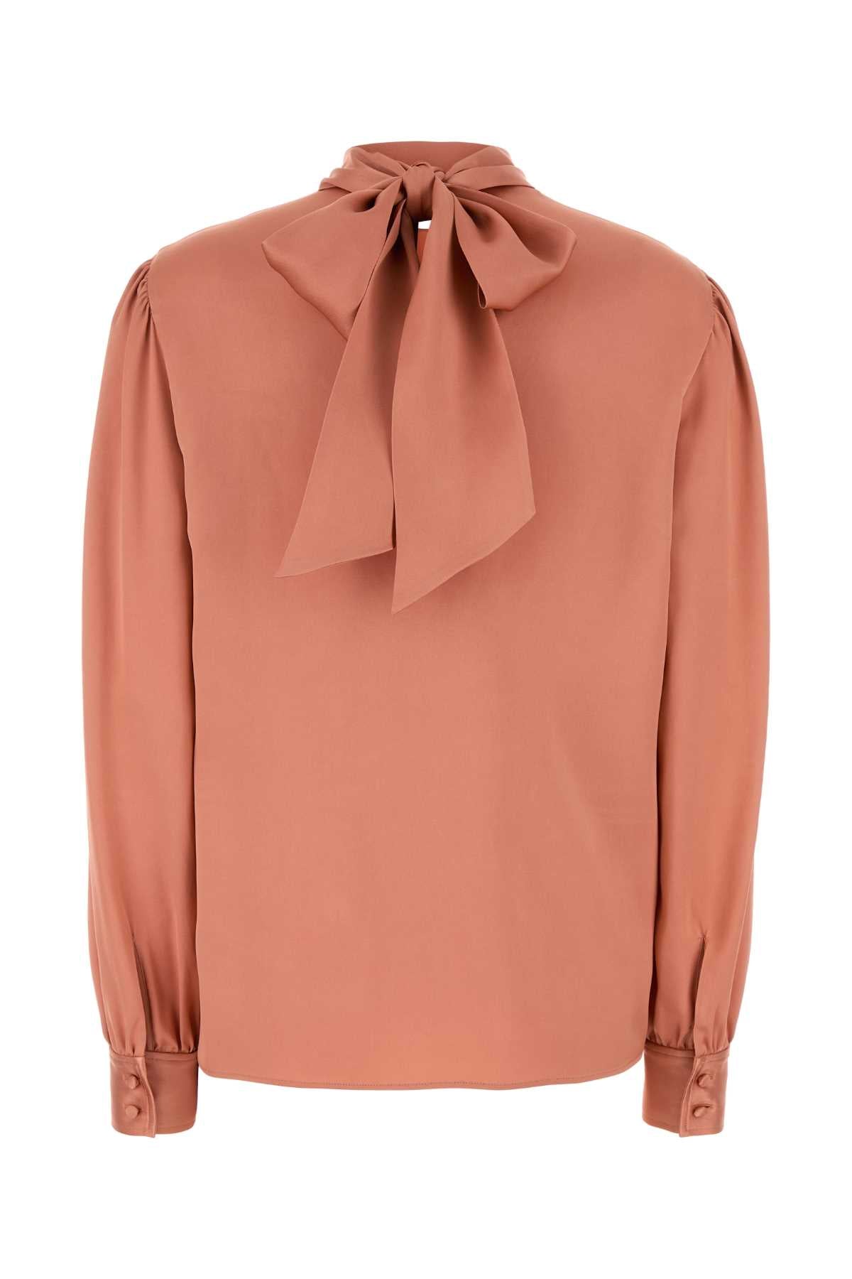 TOM FORD FLUID DOUBLE SILK SATIN LONG SLEEV For Women Exterior: 100% Silk