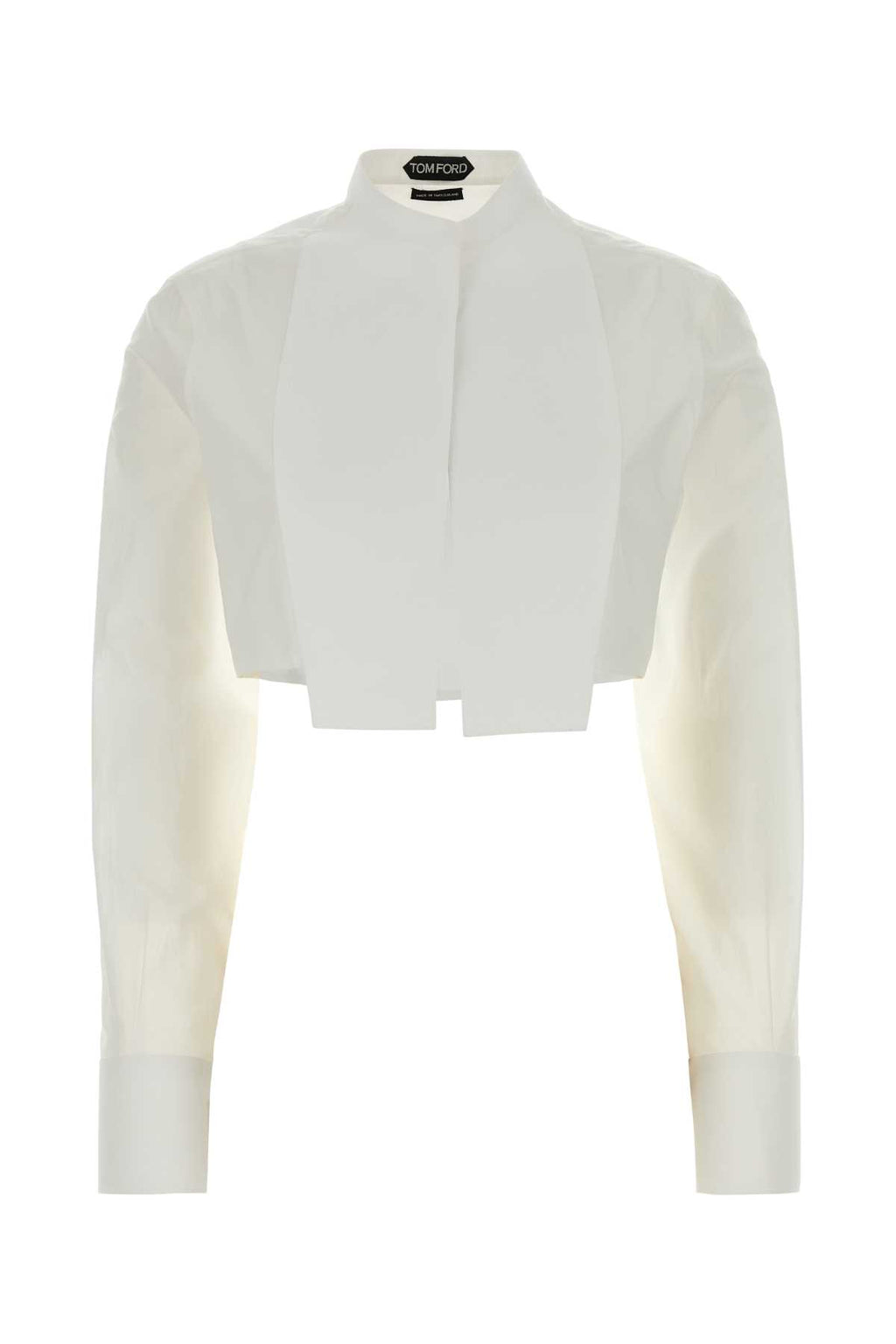 TOM FORD COTTON VOILE CROPPED SH For Women Exterior: 100% Cotton