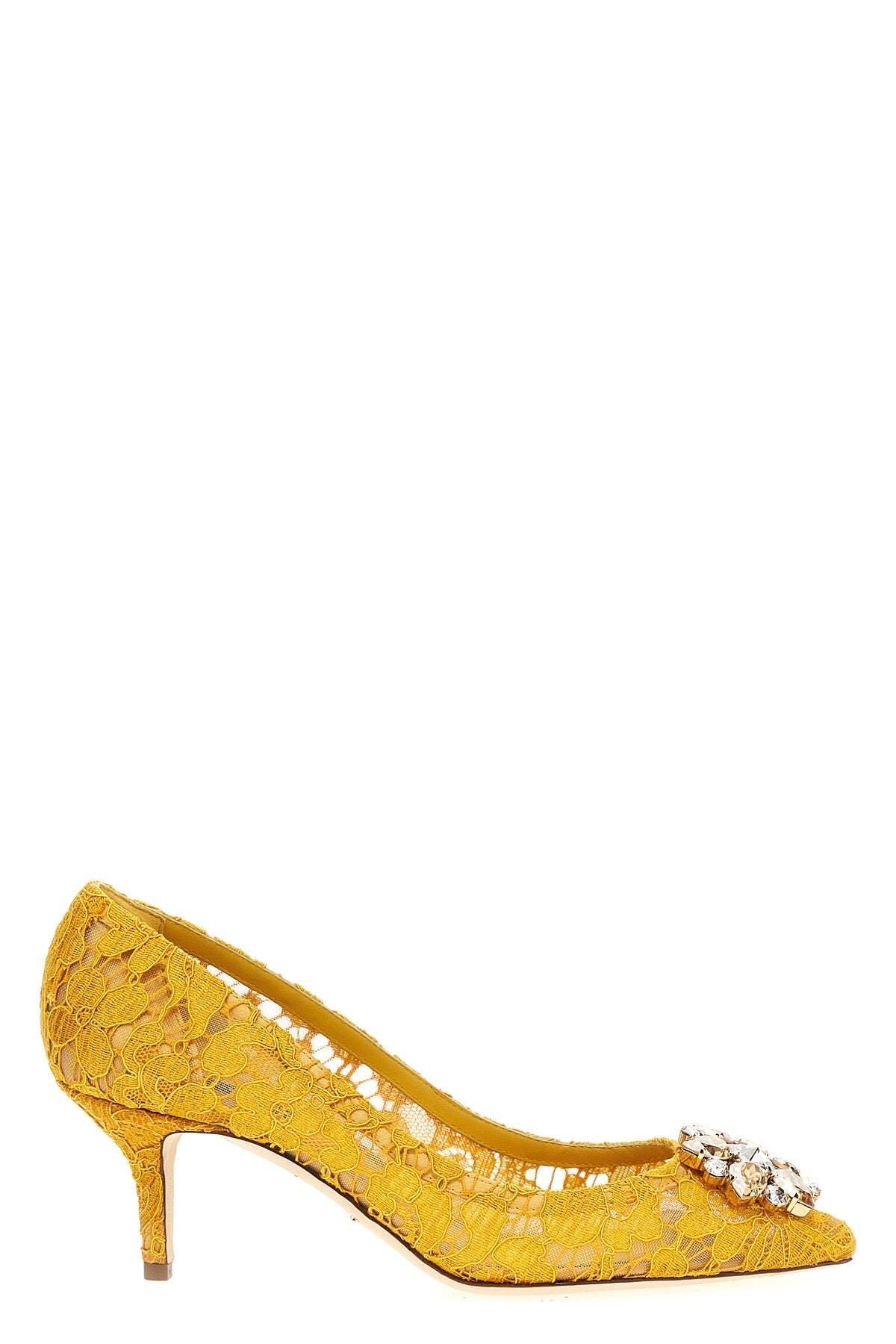 DOLCE & GABBANA 'Bellucci' pumps For Women 56% viscose 36% cotton 6% polyamide 2% silk
