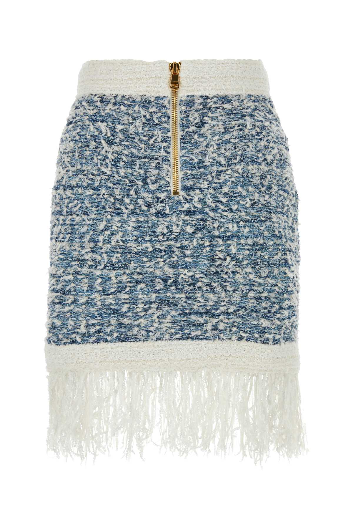 BALMAIN GONNA For Women Exterior: 53% Viscose 17% Linen 14% Cotton 11% Polyester 5% Nylon
