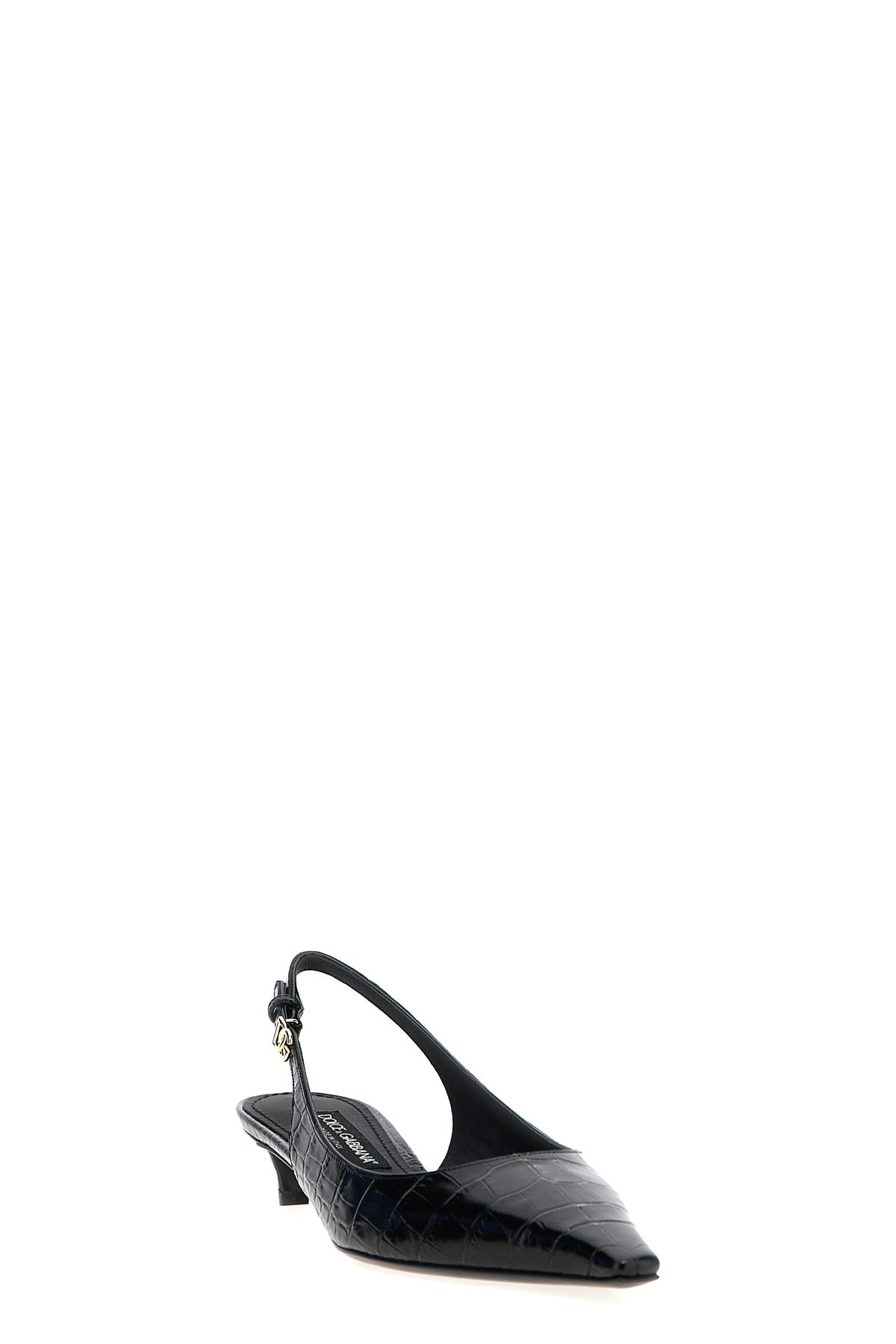 DOLCE & GABBANA 'Mun' slingback For Women 100% calfskin leather (Bos Taurus)