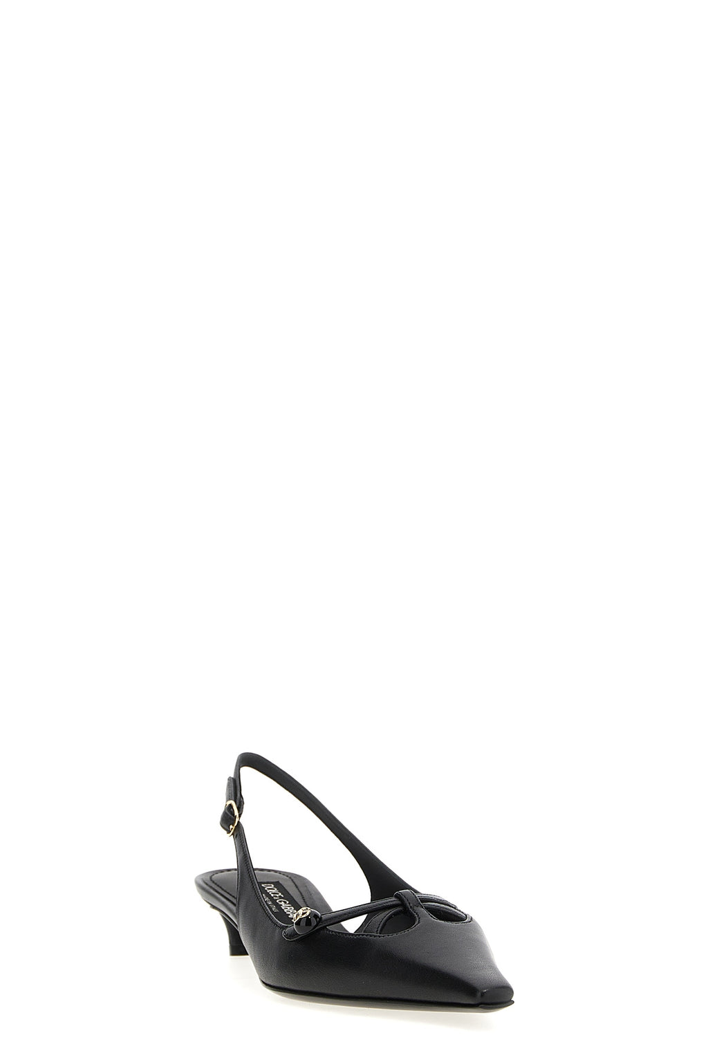 DOLCE & GABBANA 'Mun' slingback For Women 100% lamb leather (Ovis Aries)
