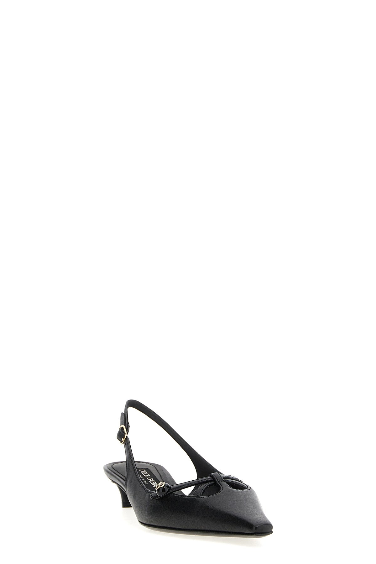 DOLCE & GABBANA 'Mun' slingback For Women 100% lamb leather (Ovis Aries)