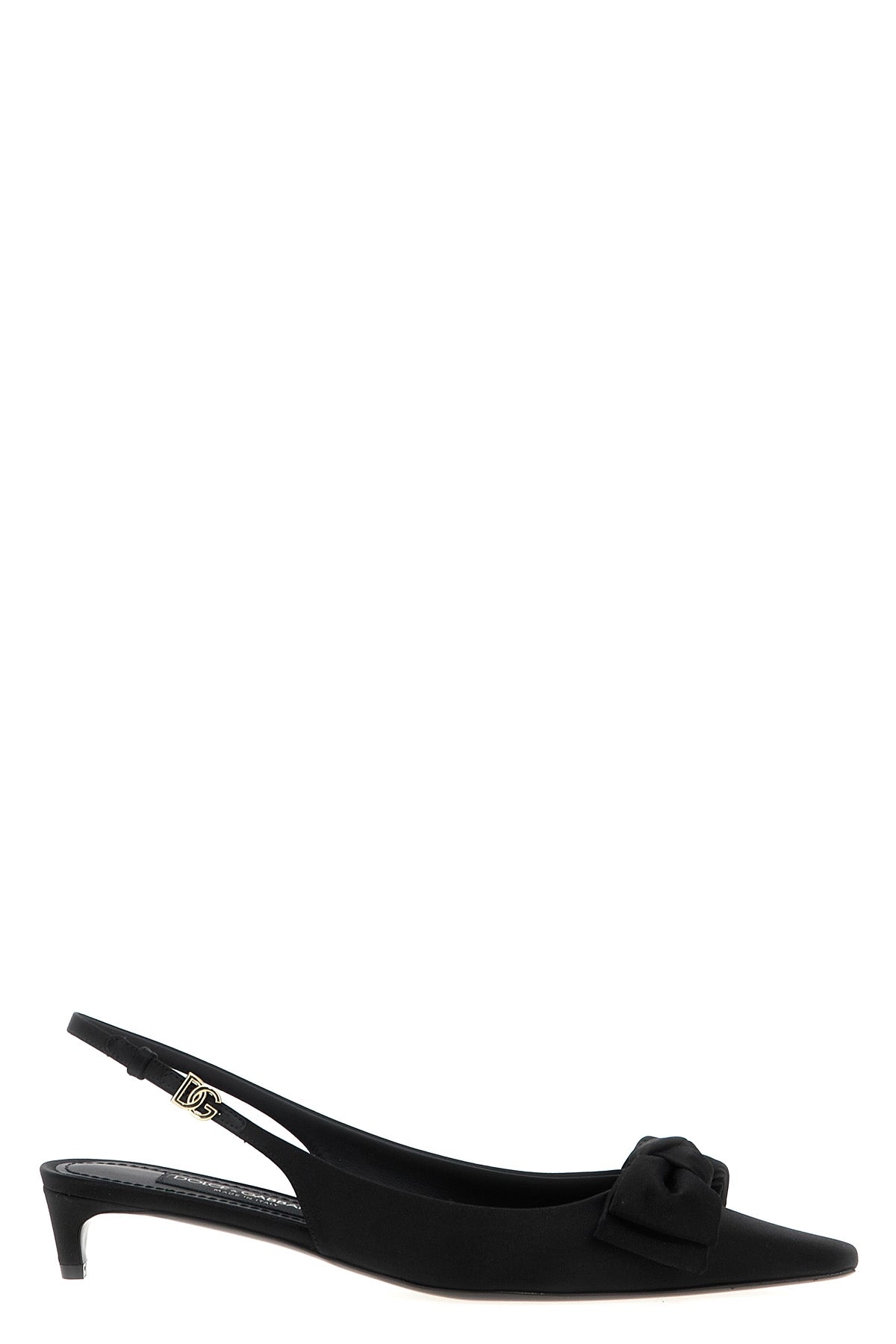 DOLCE & GABBANA 'Mun' slingback For Women 67% viscose 32% silk 1% lh