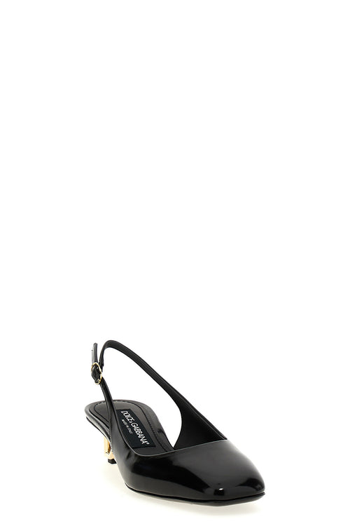 DOLCE & GABBANA 'Jackie New' slingback For Women 100% calfskin leather (Bos Taurus)